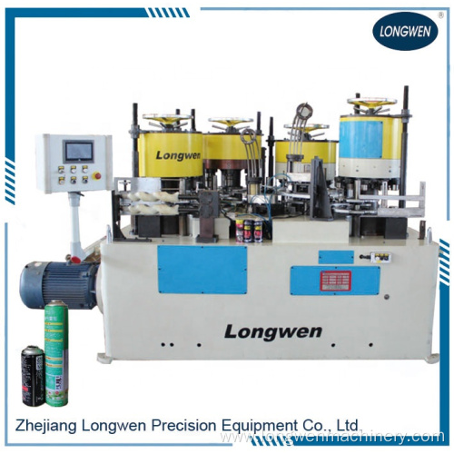 making machine for necking flanging seaming